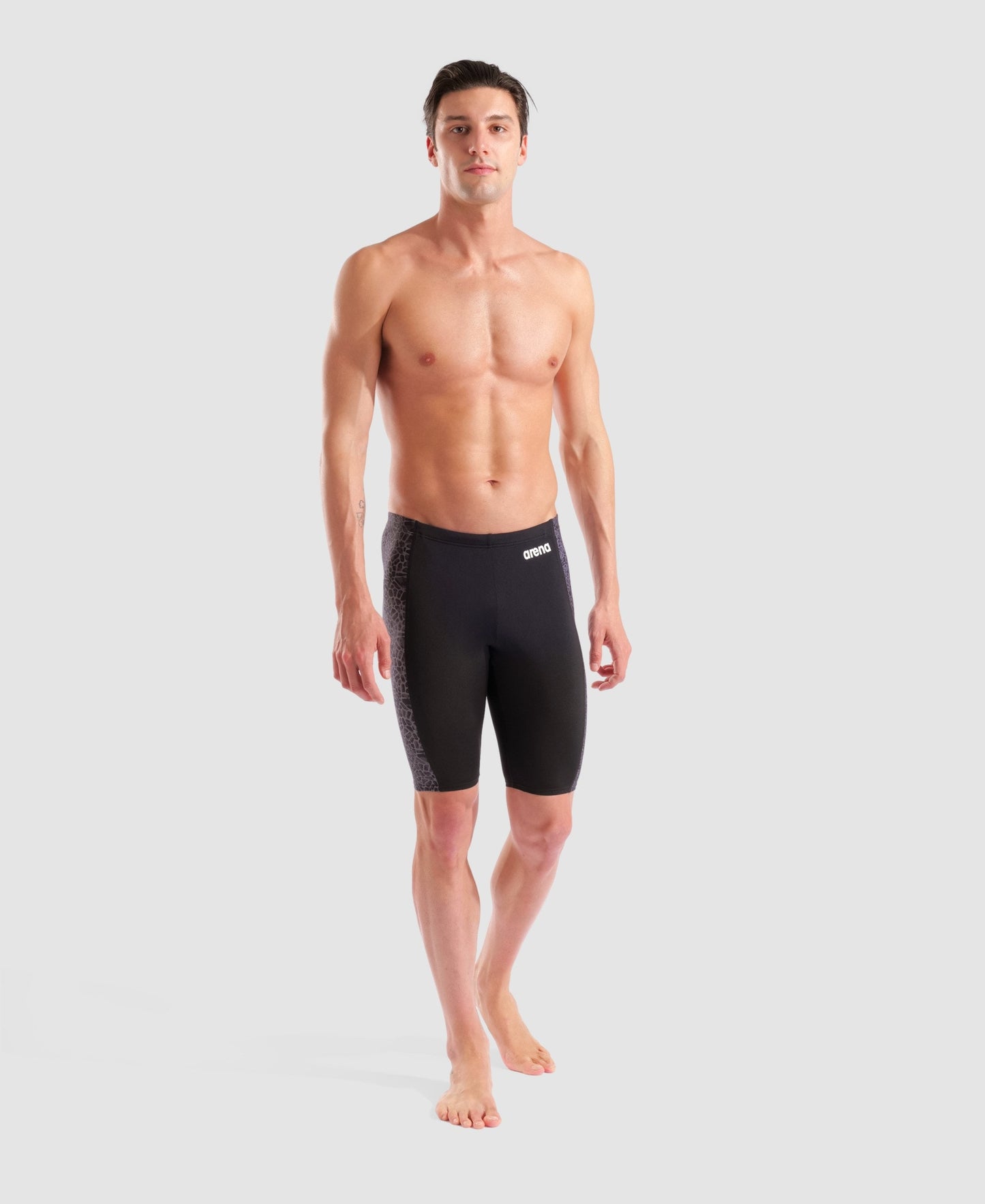 Arena Men's Jammer - Snakeskin Black