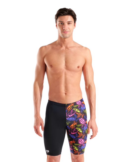 Arena Men's Jammer - Sea Turtles Black