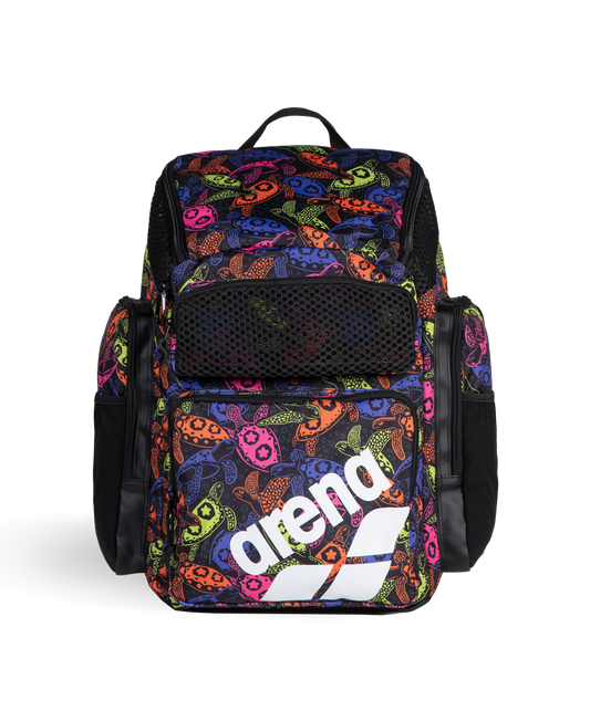 Arena One Go 45L Print Backpack - Sea Turtles Black