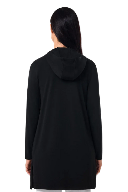 Coolibar Cabana Hoodie Coverup UPF 50+ - Black