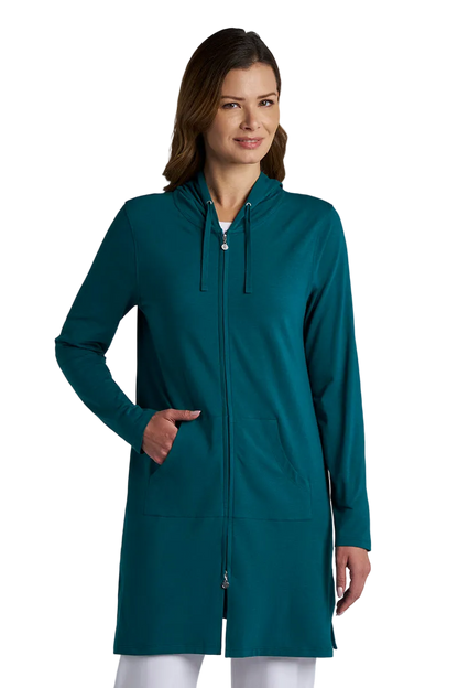 Coolibar Cabana Hoodie Coverup UPF 50+ - Transformative Teal