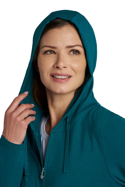 Coolibar Cabana Hoodie Coverup UPF 50+ - Transformative Teal