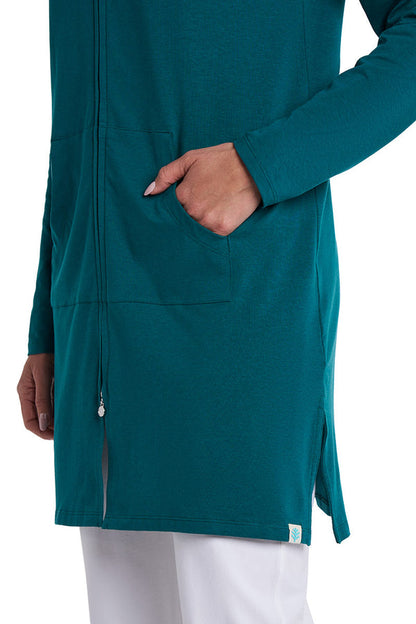 Coolibar Cabana Hoodie Coverup UPF 50+ - Transformative Teal
