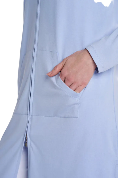 Coolibar Cabana Hoodie Coverup UPF 50+ - Periwinkle