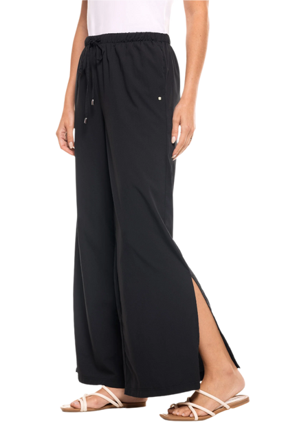 Coolibar Petra Wide Leg Pants UPF 50+ - Black
