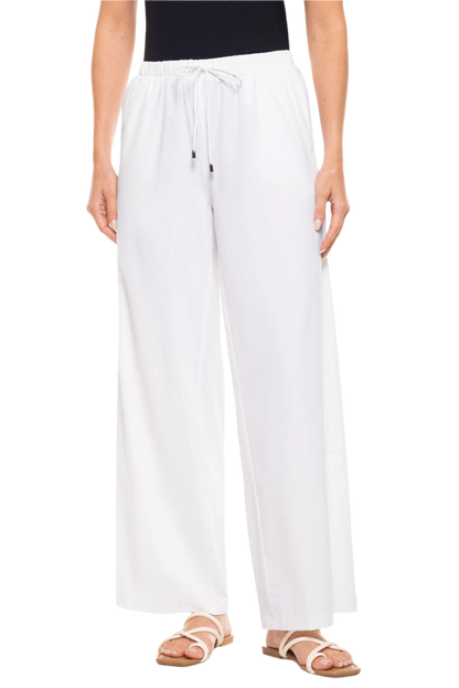 Coolibar Petra Wide Leg Pants UPF 50+ - White