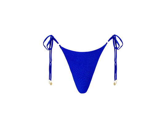 Kulani Kinis Thong Tie Side Bikini Bottom - Malibu Blue