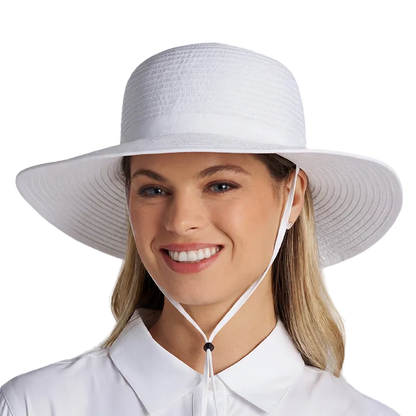 Coolibar Shelly Shapeable Travel Sun Hat UPF 50+ - White