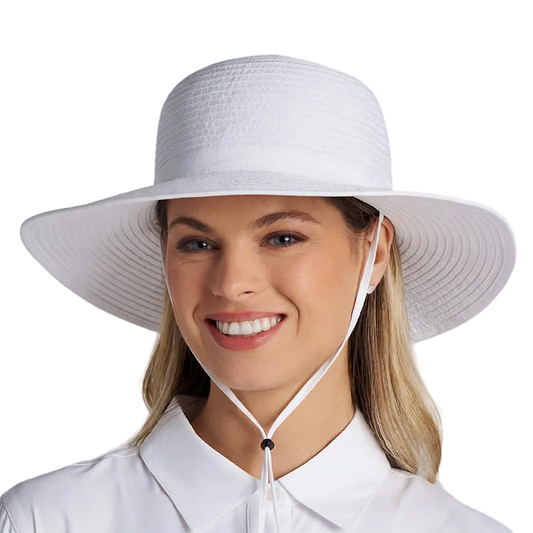 Coolibar Shelly Shapeable Travel Sun Hat UPF 50+ - White