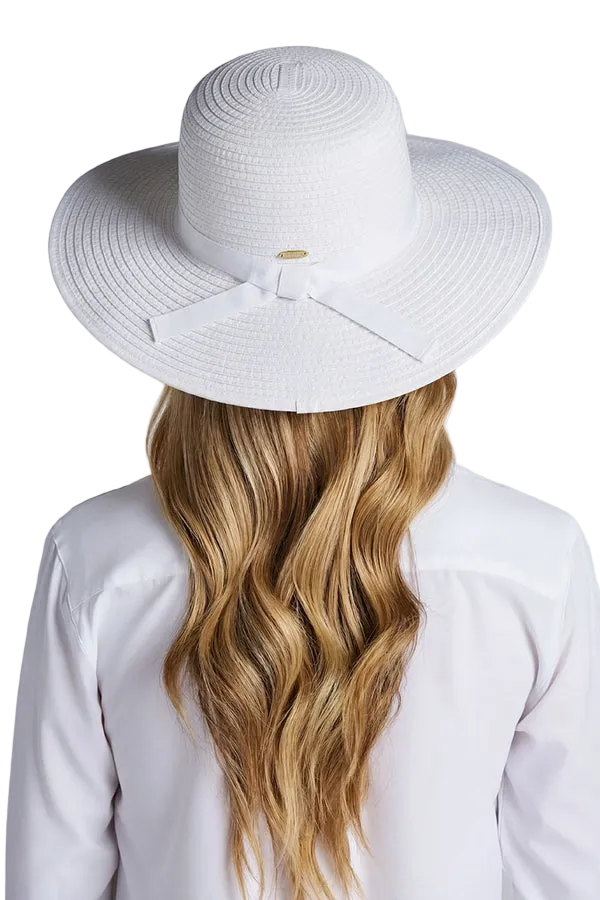 Coolibar Shelly Shapeable Travel Sun Hat UPF 50+ - White