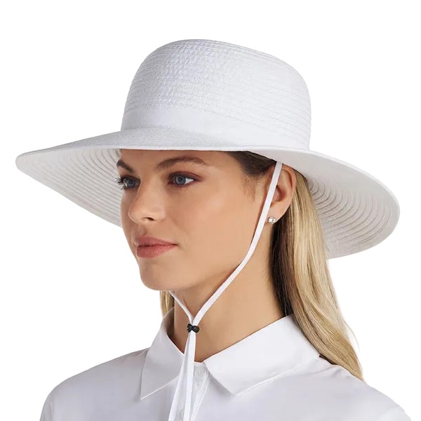Coolibar Shelly Shapeable Travel Sun Hat UPF 50+ - White