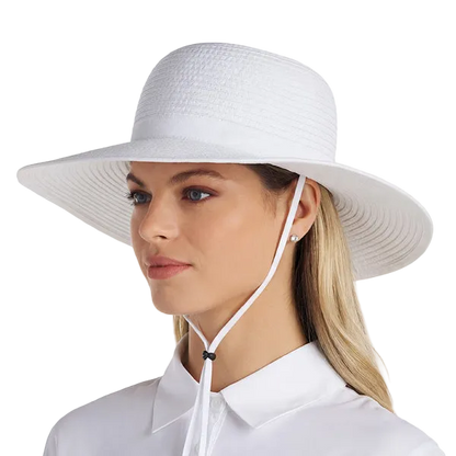Coolibar Shelly Shapeable Travel Sun Hat UPF 50+ - White
