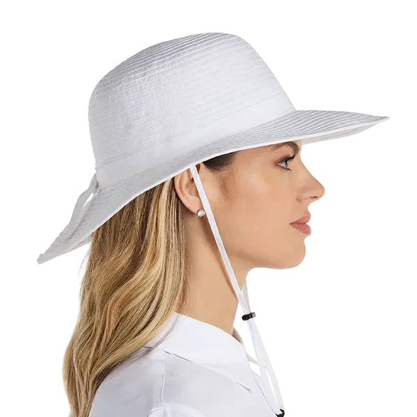 Coolibar Shelly Shapeable Travel Sun Hat UPF 50+ - White
