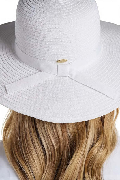 Coolibar Shelly Shapeable Travel Sun Hat UPF 50+ - White