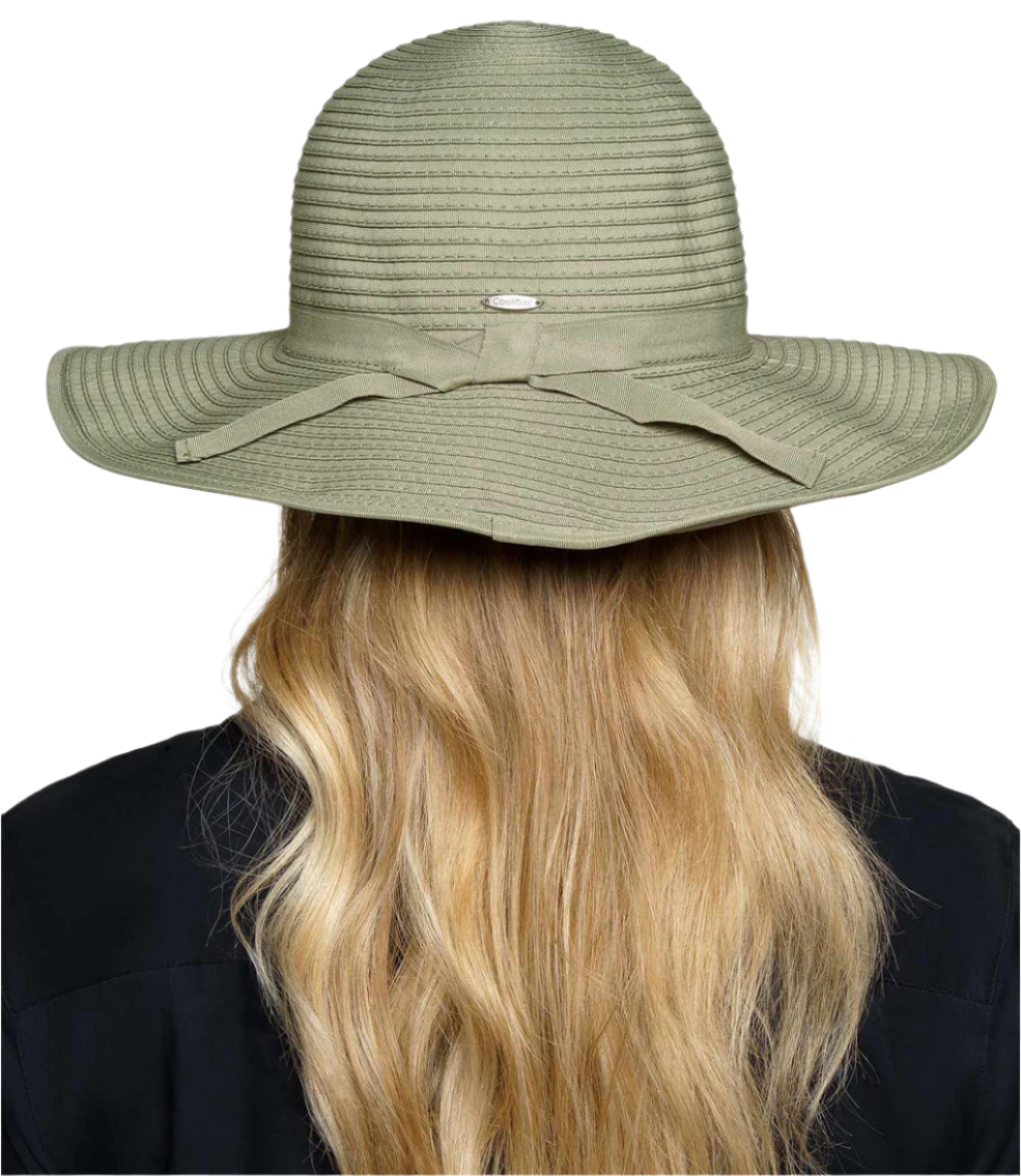 Coolibar Shelly Shapeable Travel Sun Hat UPF 50+ - Sage