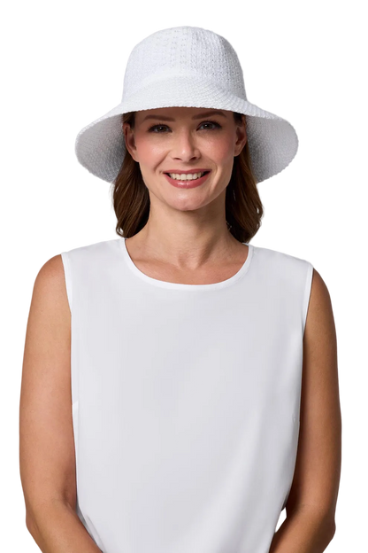 Coolibar Marina Sun Hat UPF 50+ - White