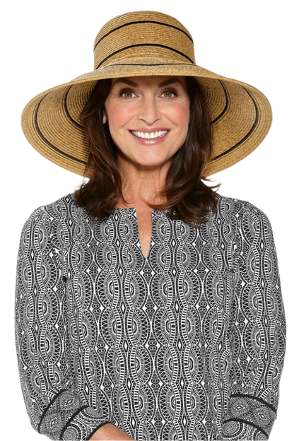 Coolibar Aubrey Straw Hat UPF 50+ - Natural