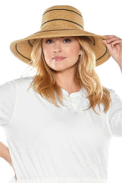 Coolibar Aubrey Straw Hat UPF 50+ - Natural
