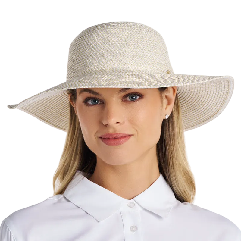 Coolibar Blake Elegant Floppy Sun Hat UPF 50+ - Ivory