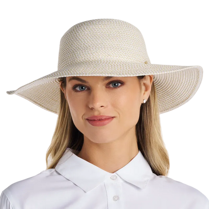 Coolibar Blake Elegant Floppy Sun Hat UPF 50+ - Ivory