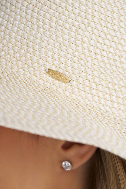 Coolibar Blake Elegant Floppy Sun Hat UPF 50+ - Ivory