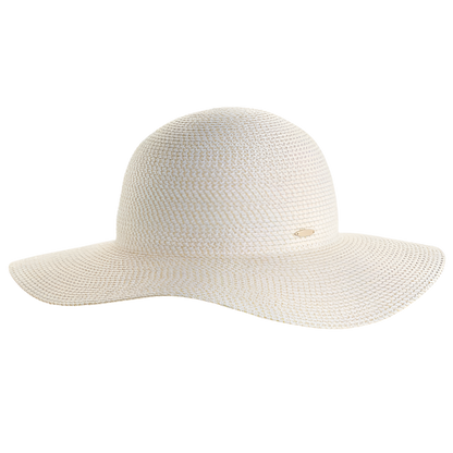 Coolibar Blake Elegant Floppy Sun Hat UPF 50+ - Ivory