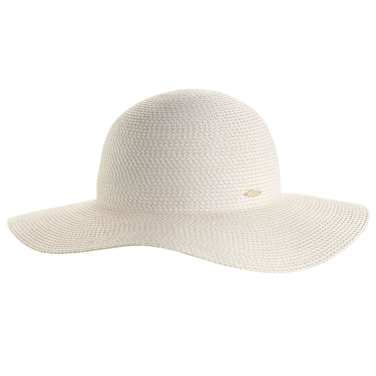 Coolibar Blake Elegant Floppy Sun Hat UPF 50+ - Ivory