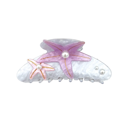SSR Acetate Pearl Large Starfish Claw Clip