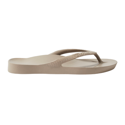 Archies Arch Support Flip Flops - Taupe