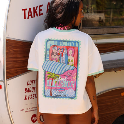 Kulani Kinis Boyfriend Bind Tee - Island Illusion - FINAL SALE