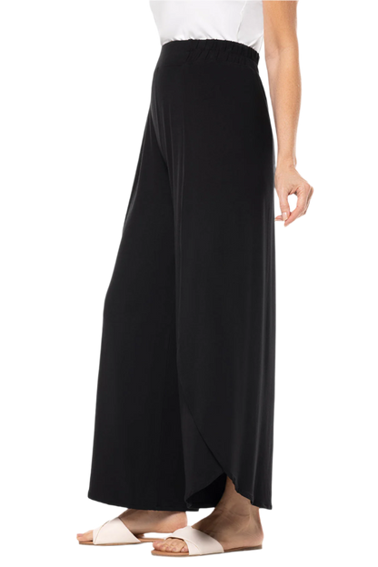 Coolibar Women's Lynsu Wide Leg Pants UPF 50+ - Black