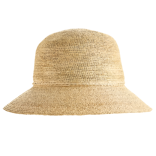 Coolibar Carolina Summer Cloche Hat UPF 50+ - Natural