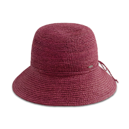 Coolibar Carolina Summer Cloche Hat UPF 50+ - Red Crush
