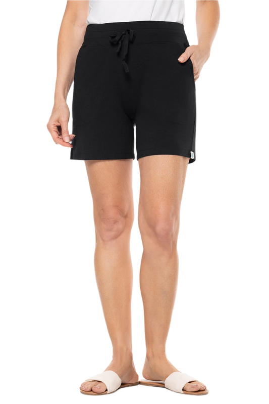 Coolibar Women's Aventura Knit Short UPF 50+ - Black