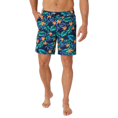 Fair Harbor Ozone Men's Swim Trunk Boardshort - Blue Palms - FINAL SALE