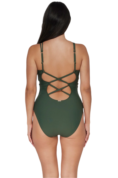 Sunsets Veronica One Piece Swimsuit - Island Green - FINAL SALE