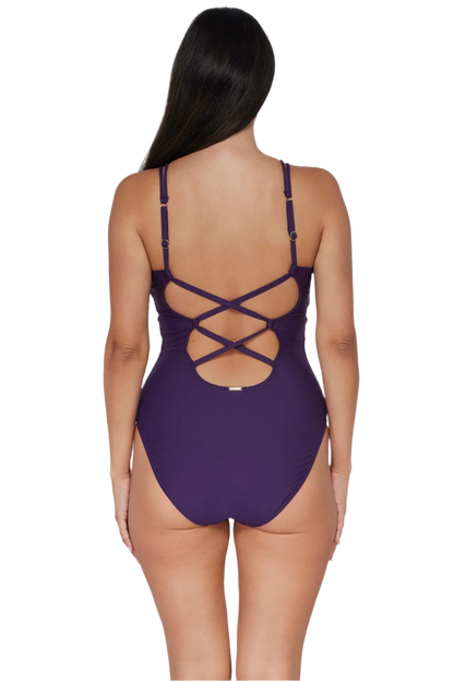 Sunsets Veronica One Piece Swimsuit - Paradise Plum