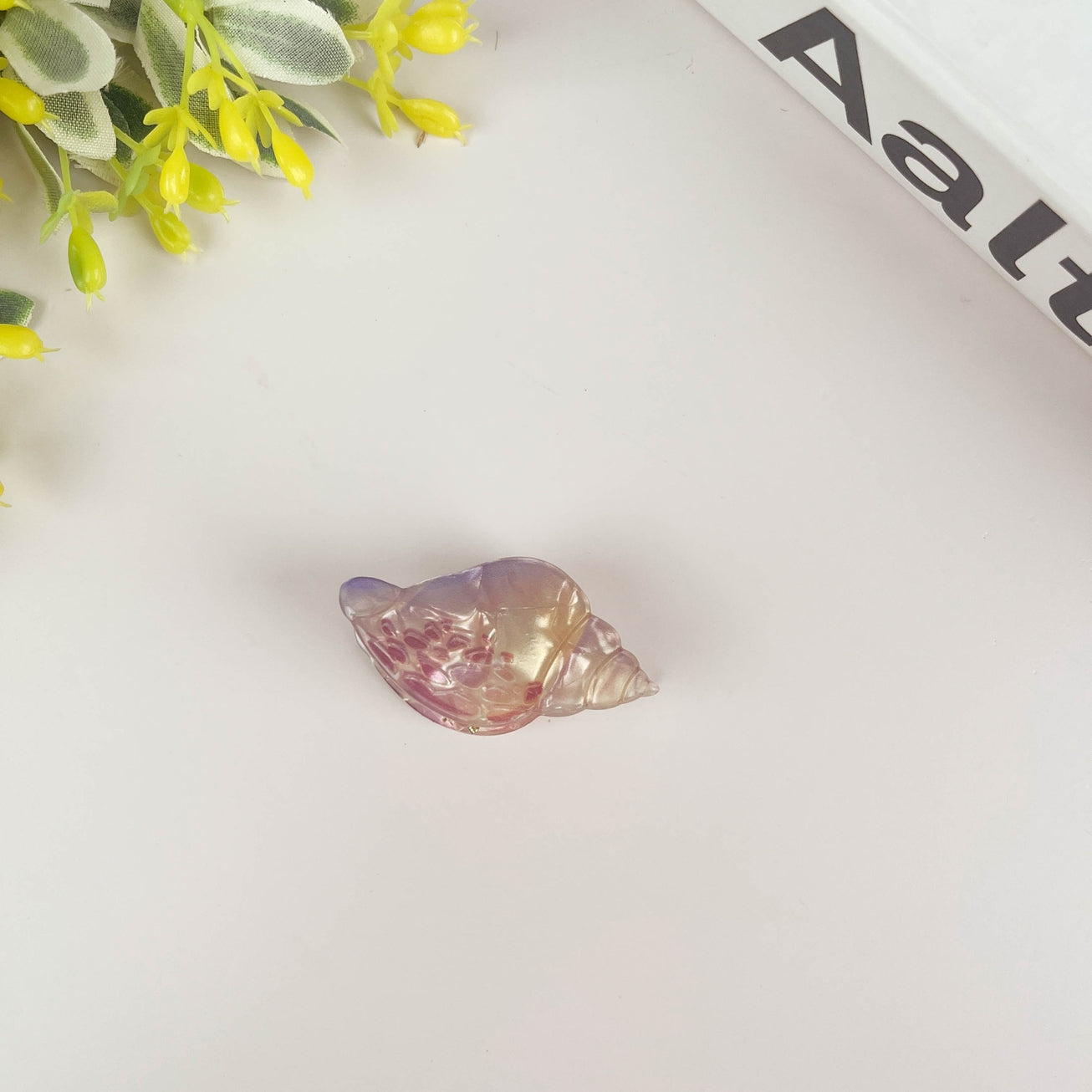 SSR Acetate Mini Purple Conch Claw Clip