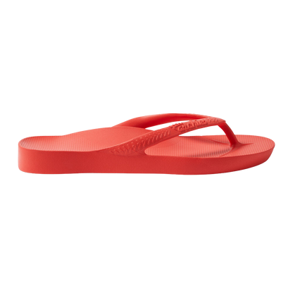 Archies Arch Support Flip Flops - Coral