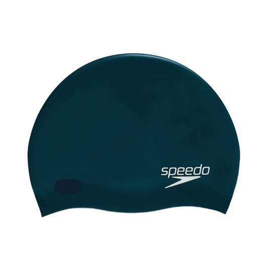 Speedo Silicone Adult Swim Cap - Navy