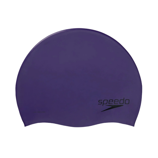 Speedo Silicone Adult Swim Cap - Purple