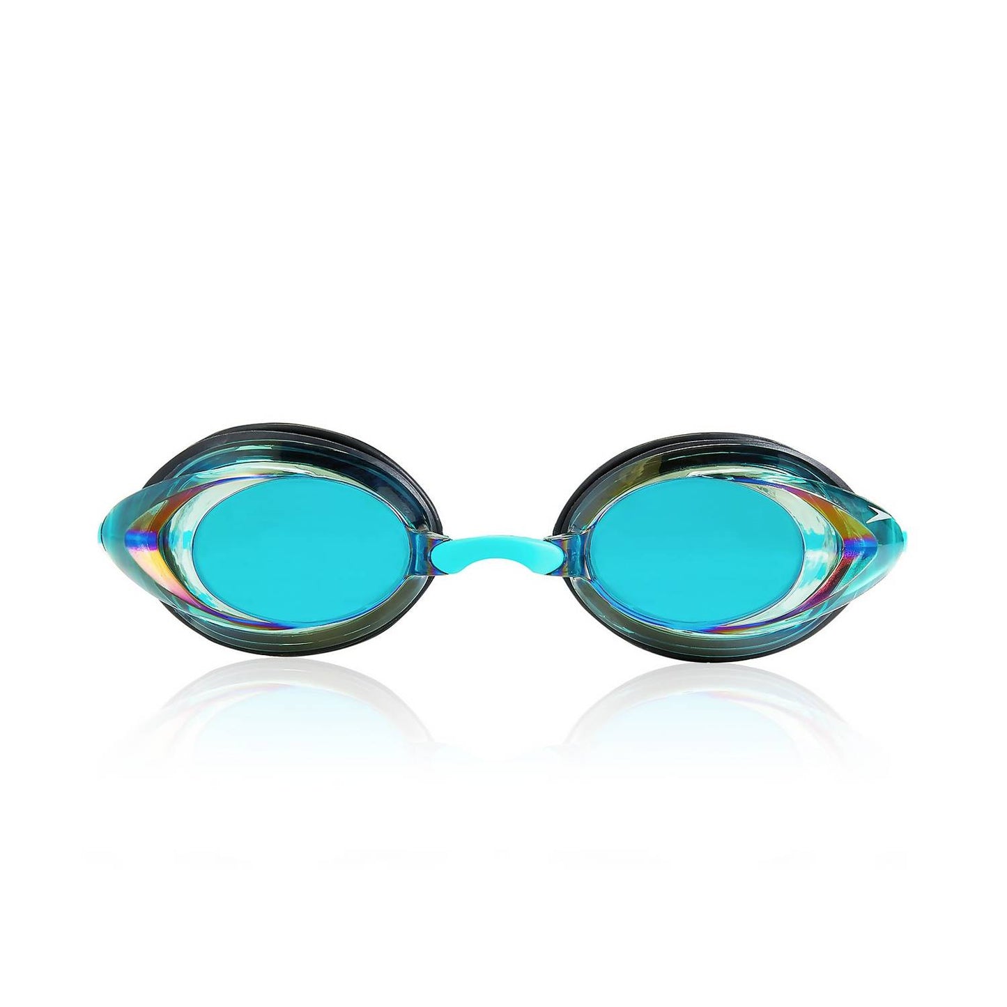 Speedo Vanquisher 2.0 Mirrored Swim Goggle - Black/Jade