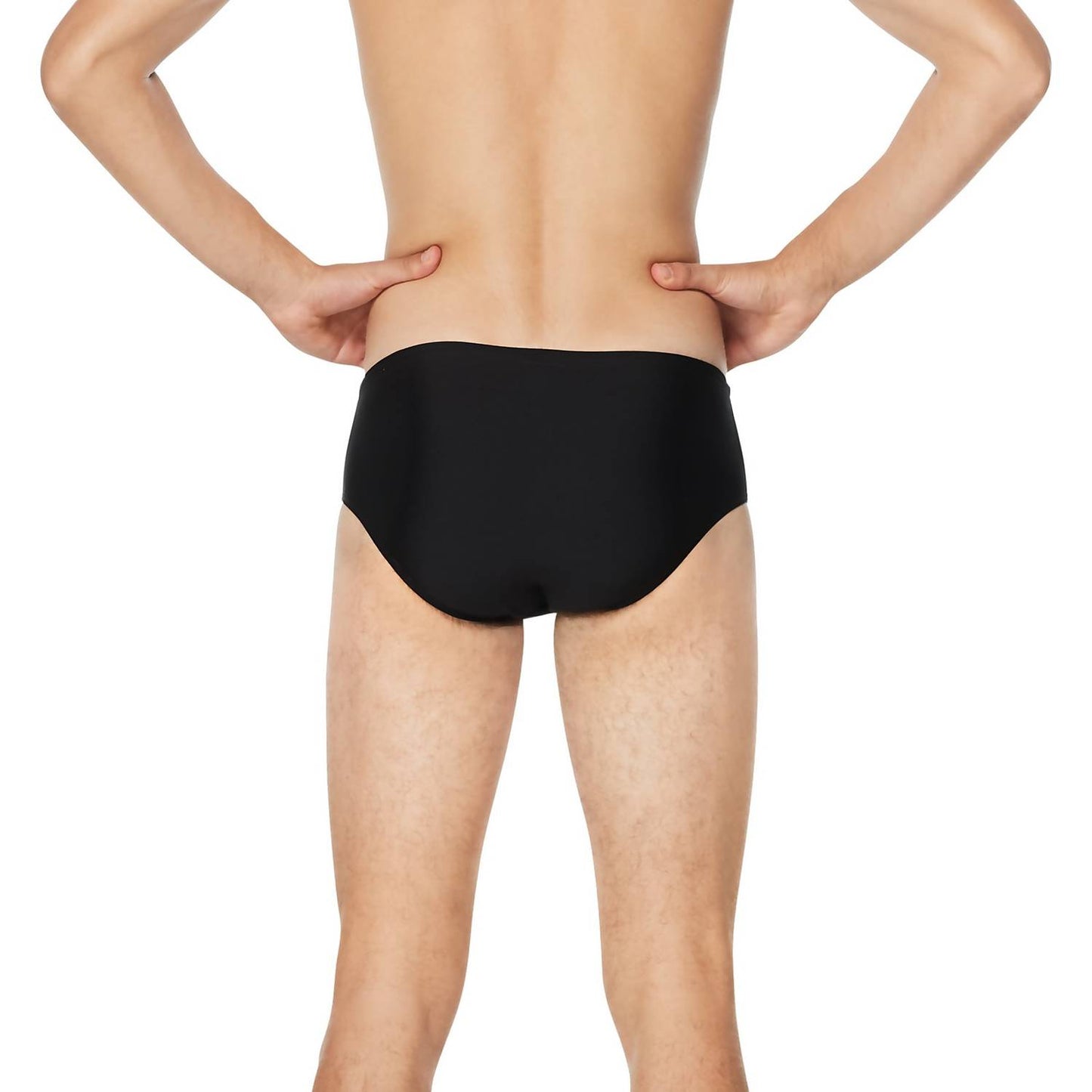 Speedo Endurance Men's Solid Brief Swimsuit - Black