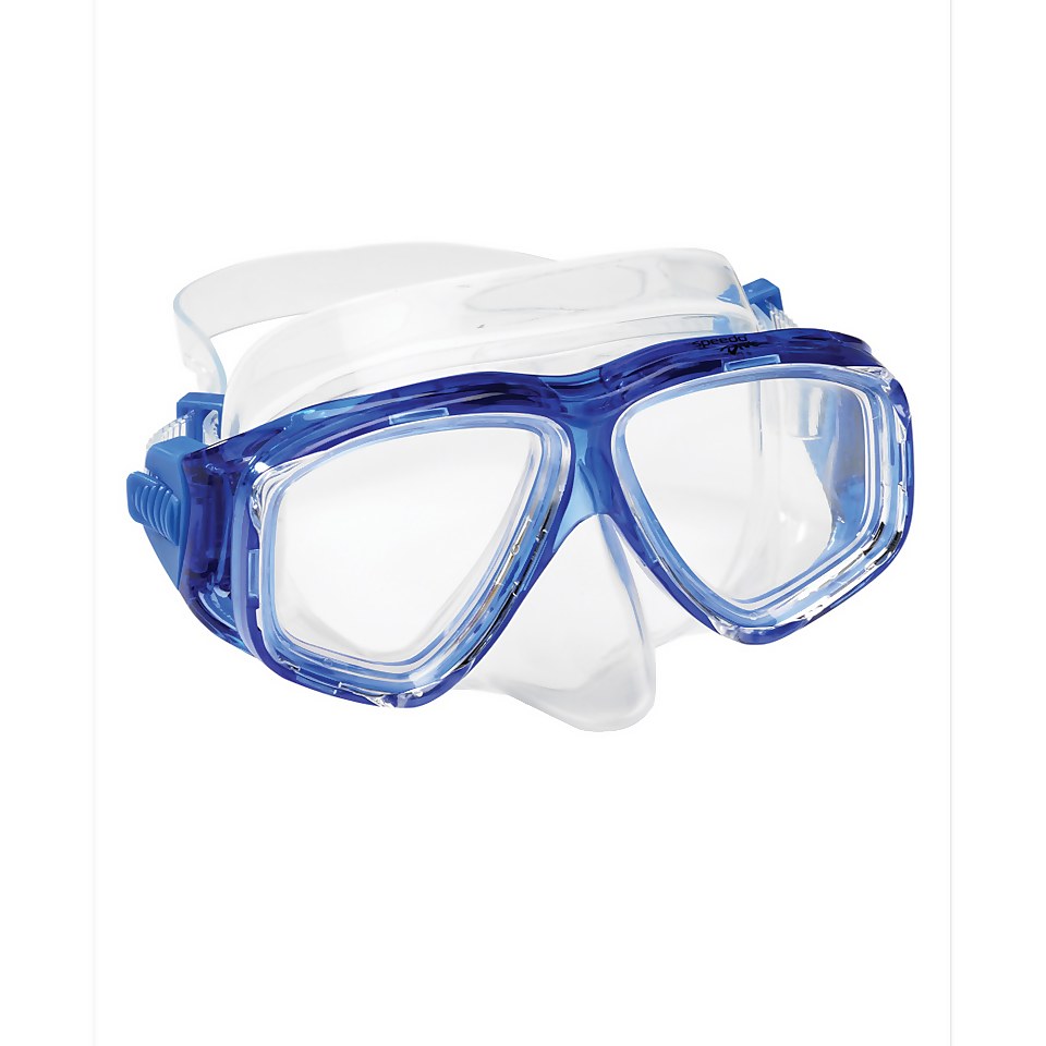 Speedo Adult Adventure Swim Mask - Blue/Clear