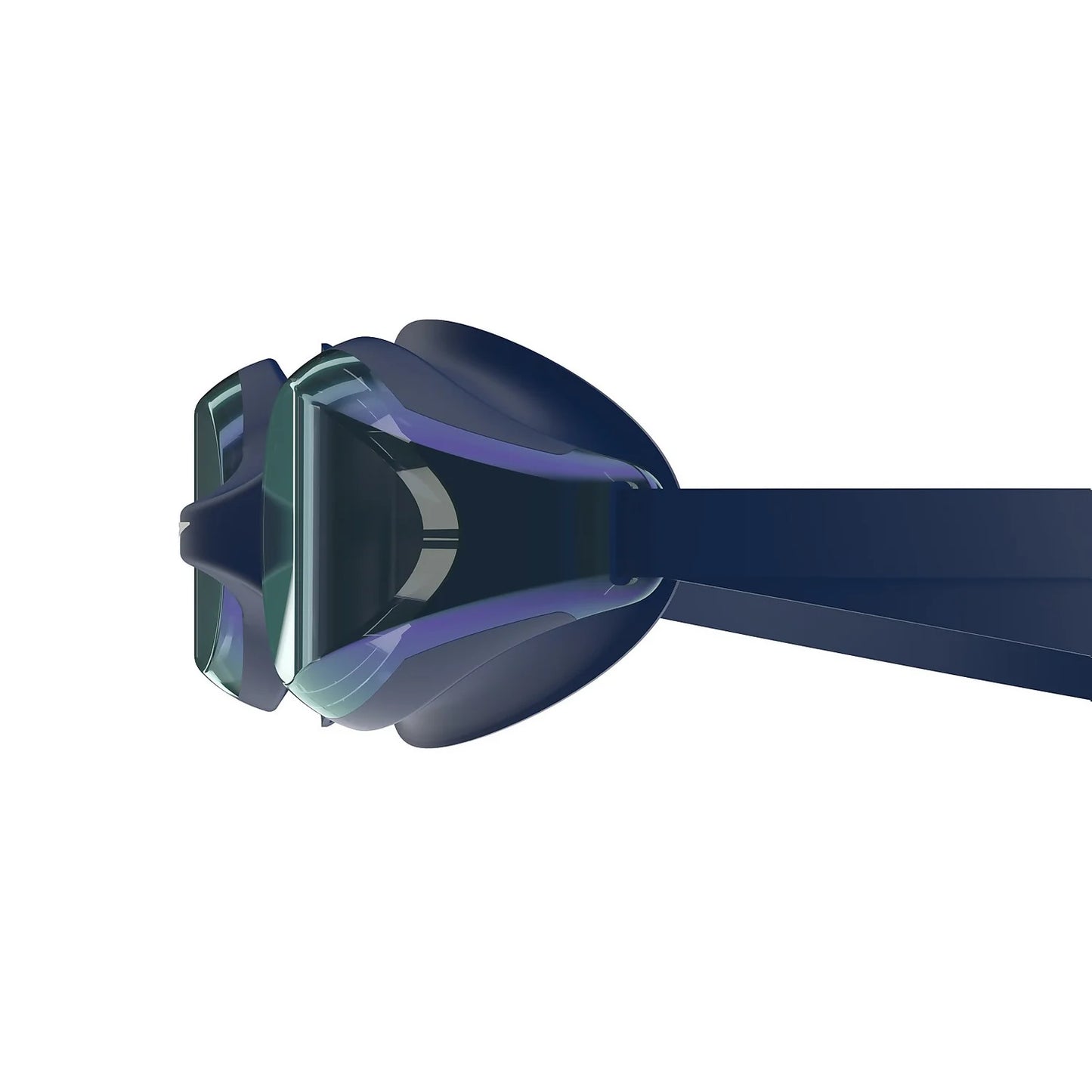 Speedo Unisex Hyper Flyer Mirrored TLAT Youth Racing Goggle - Navy
