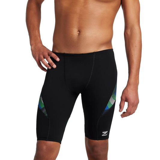 Speedo Endurance Precision Splice Jammer Men's Swimsuit - Blue/Green