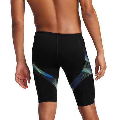 Speedo Endurance Precision Splice Jammer Men's Swimsuit - Blue/Green - FINAL SALE