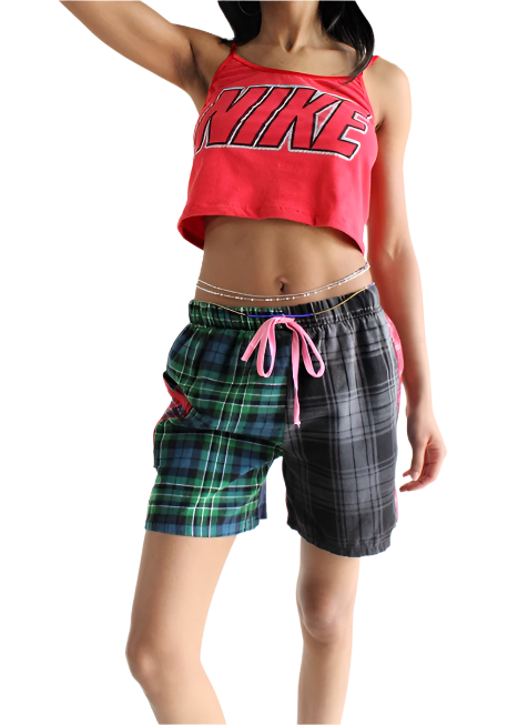 American Recycled Clothing Eco Flannel Shorts - Assorted