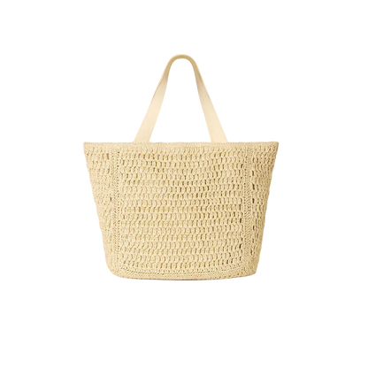 Kulani Kinis Straw Beach Tote Bag - Palm Breeze