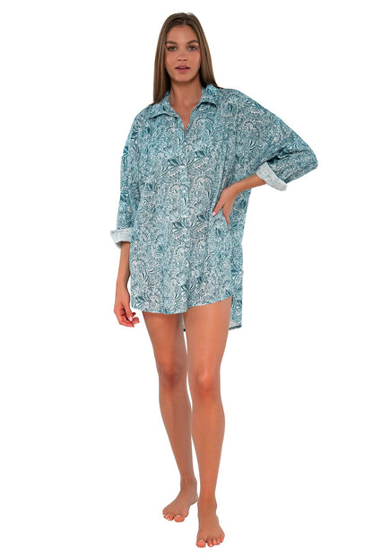 Sunsets Delilah Shirt - By The Sea - FINAL SALE